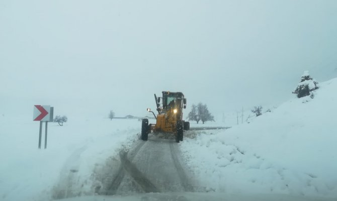 85 Yerleşim Alanında Karla Mücadele Veriyorlar