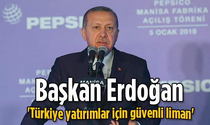 Başkan Erdoğan: 'Türkiye yatırımlar için güvenli liman'
