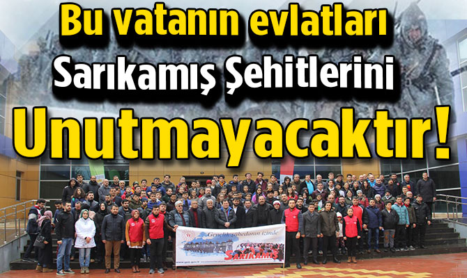 Sarıkamış Şehitleri Dualarla Yad Edildi