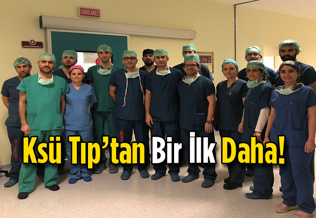 Ksü Tıp’tan Bir İlk Daha!