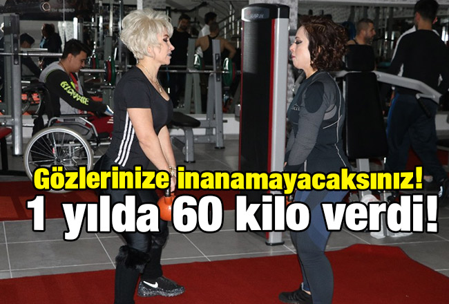 Gözlerinize inanamayacaksınız! 1 yılda 60 kilo verdi!