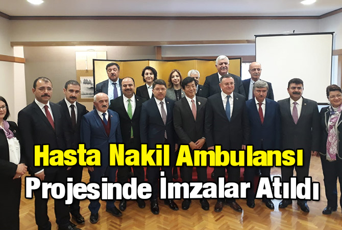 Hasta Nakil Ambulansı Projesinde İmzalar Atıldı