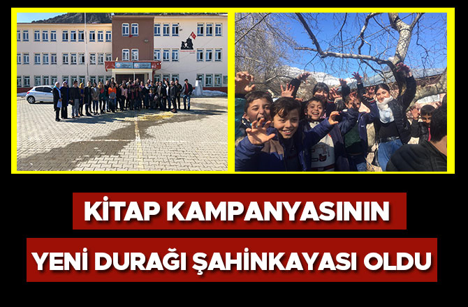 Kitap kampanyasının yeni durağı Şahinkayası oldu