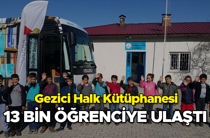 Gezici Halk Kütüphanesi 13 Bin Öğrenciye Ulaştı