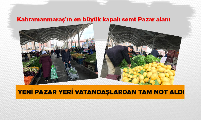 Yeni Pazar yeri vatandaşlardan tam not aldı