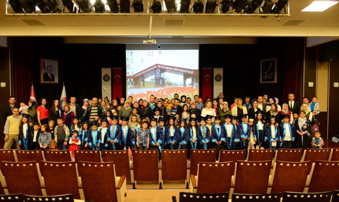 KSÜ Çocuk Üniversitesi İlk Mezunlarını Verdi