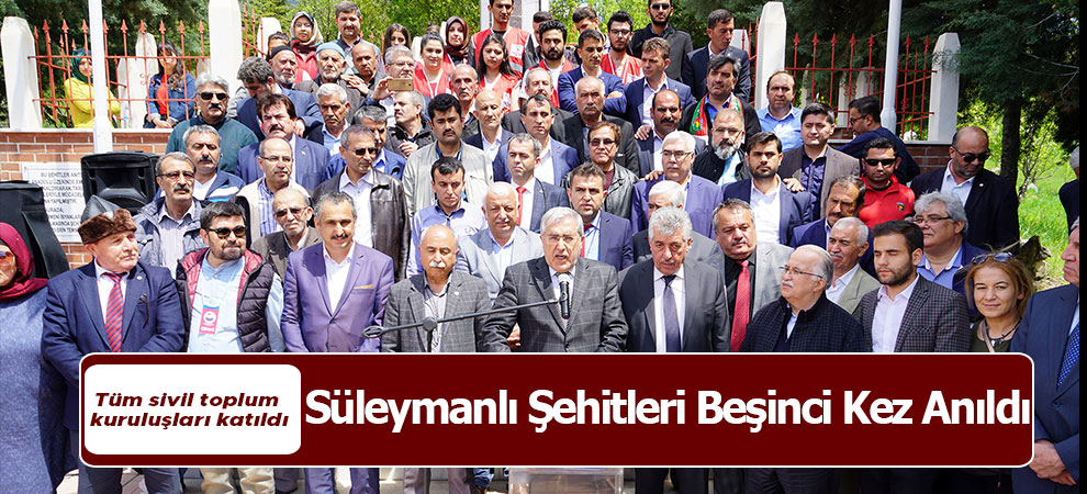 Süleymanlı Şehitleri Beşinci Kez Anıldı