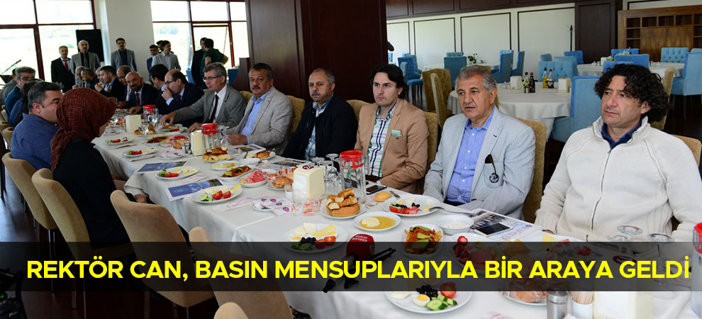 Rektör Can, Basın Mensuplarıyla Bir Araya Geldi