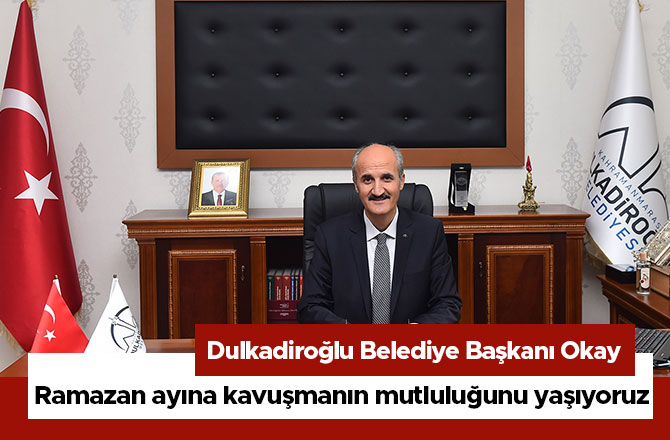 Ramazan ayına kavuşmanın mutluluğunu yaşıyoruz