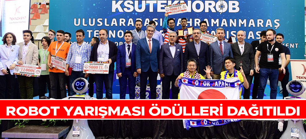 Robot Yarışması Ödülleri Dağıtıldı
