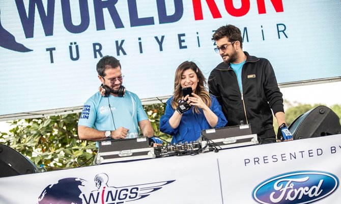 Ünlüler koşamayanlar için koştu