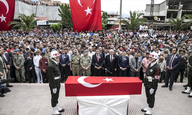 Şehit Ercan Can son yolculuğuna uğurlandı