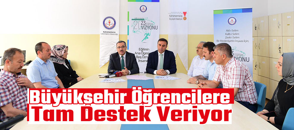Büyükşehir Öğrencilere Tam Destek Veriyor