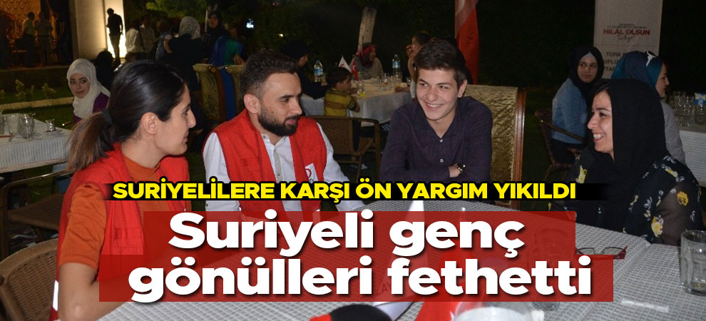 Suriyeli genç Kahramanmaraş’ta gönülleri fethetti