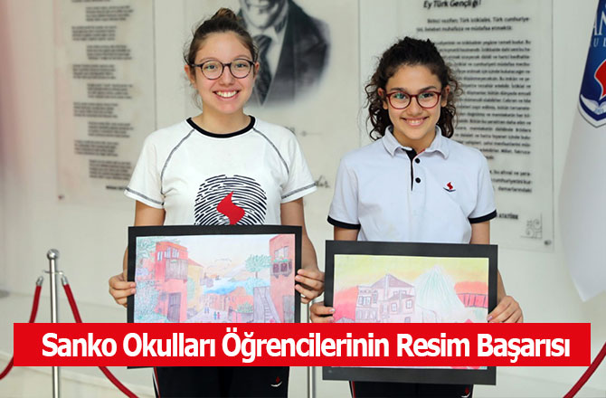 Sanko Okulları Öğrencilerinin Resim Başarısı