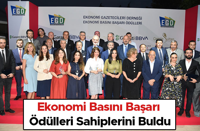 Ekonomi Basını Başarı Ödülleri Sahiplerini Buldu