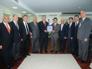 Ebso’dan Nazım Bütün’e Plaket