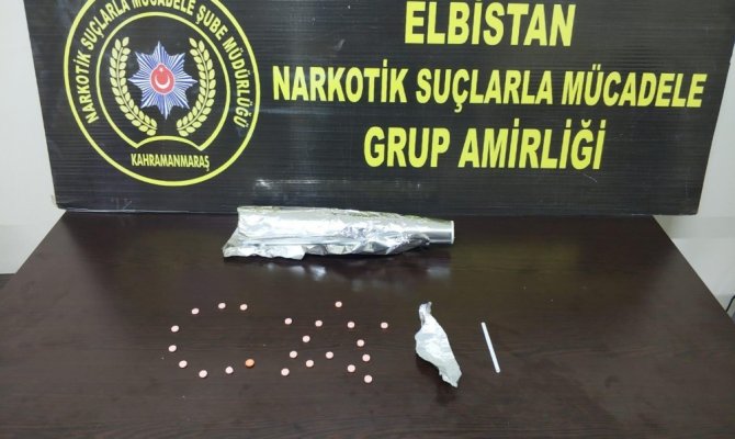 Elbistan'da uyuşturucu operasyonunda 3 şüpheli tutuklandı