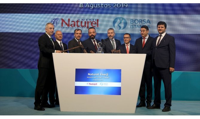 Borsa İstanbul'da gong Naturel Enerji için çaldı