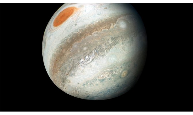 Jüpiter gençken oluşum aşamasındaki bir gezegenle çarpışmış olabilir