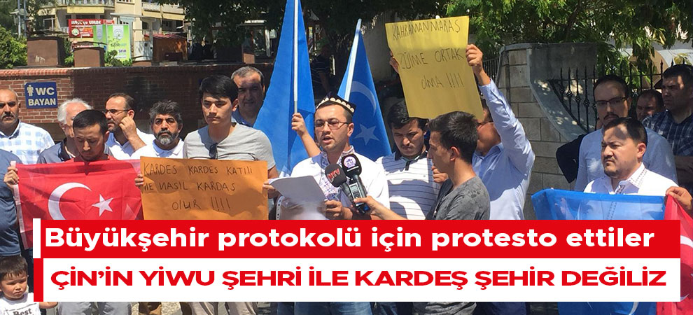 Büyükşehir protokolü için protesto ettiler