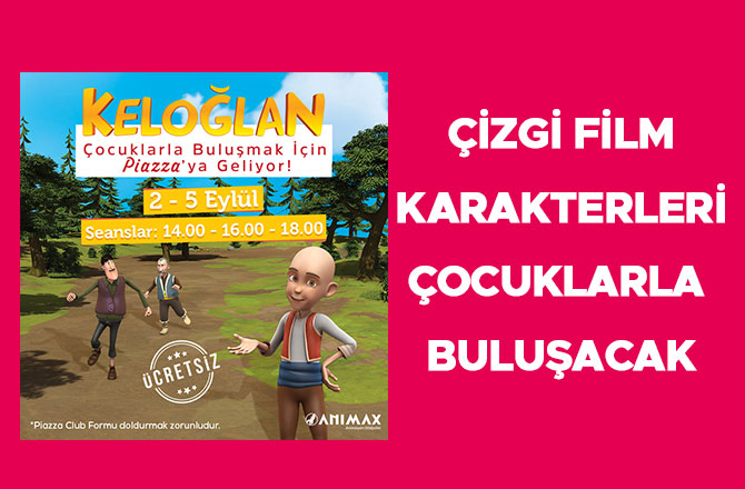 Çizgi film karakterleri çocuklarla buluşacak