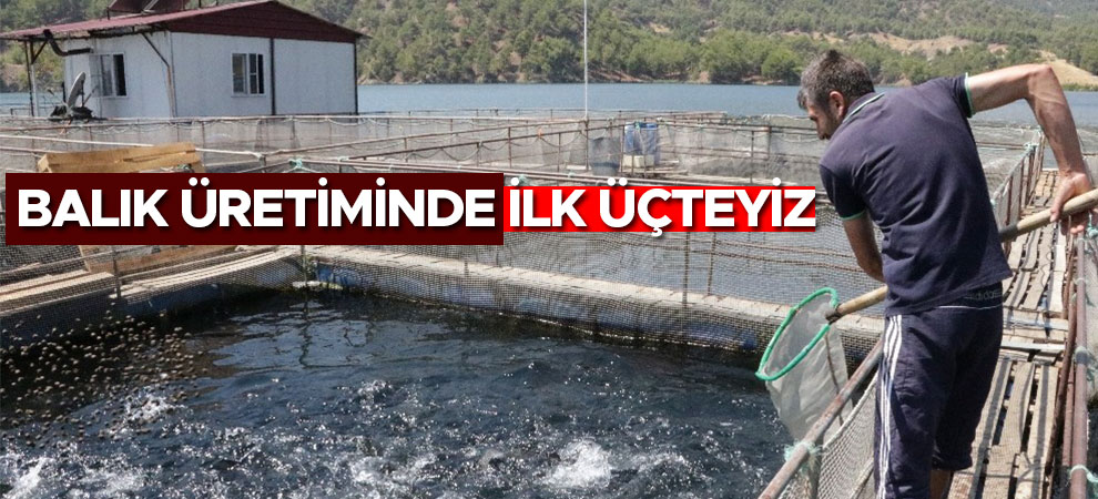 Balık Üretiminde İlk Üçteyiz