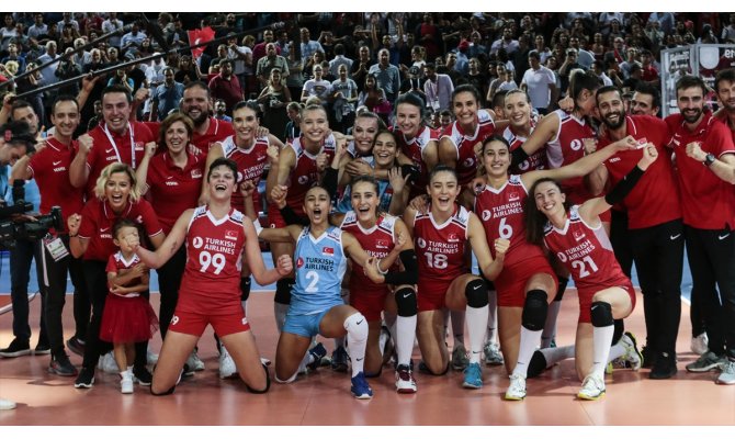 A Milli Kadın Voleybol Takımı finalde