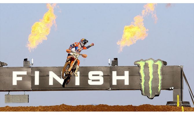 Dünya Motokros Şampiyonası'nın 17. ayağı tamamlandı