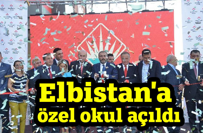 Elbistan'a özel okul açıldı
