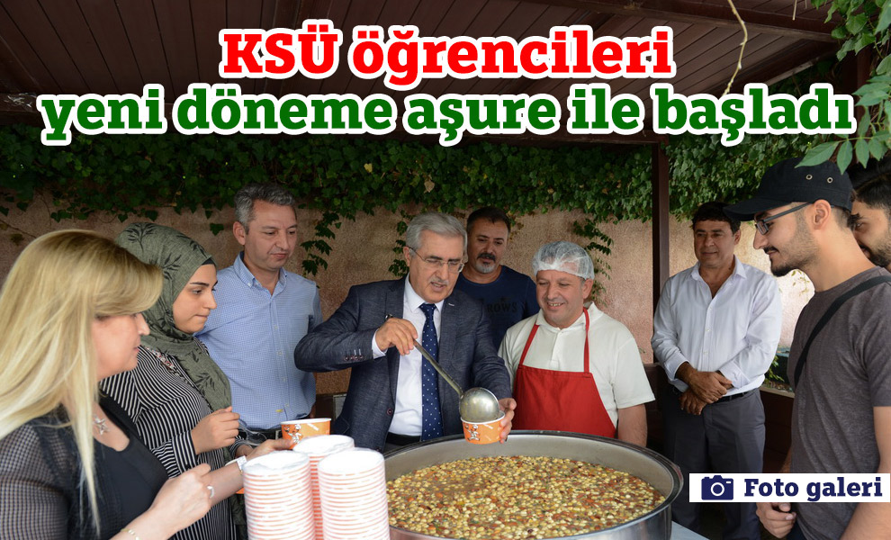 KSÜ öğrencileri yeni döneme aşure ile başladı