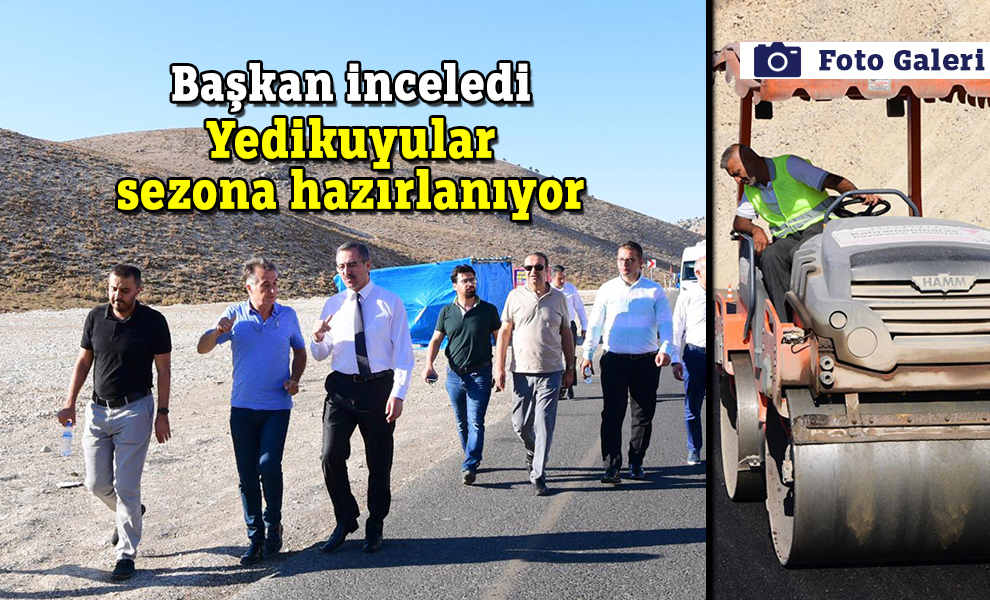 Başkan inceledi Yedikuyular sezona hazırlanıyor