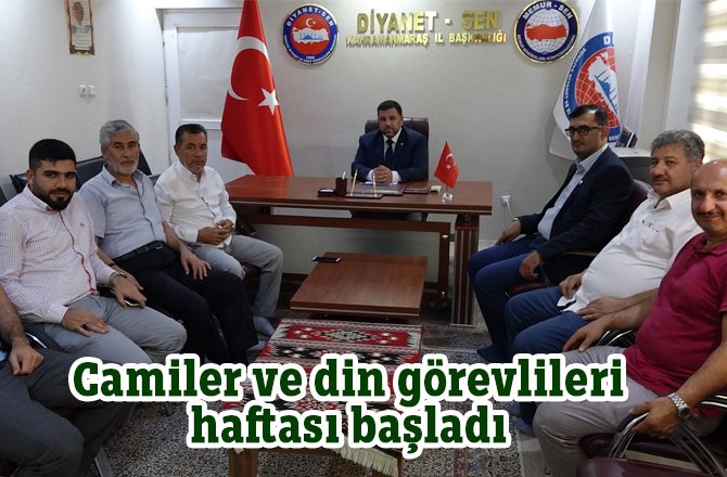 Camiler ve din görevlileri haftası başladı