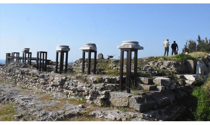 Tieion'daki 'Roma tapınağı' gün yüzüne çıkarılıyor