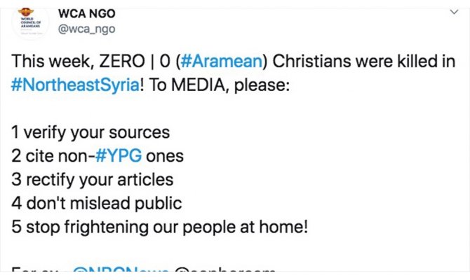 Süryaniler yalan haberlere karşı medyayı uyardı