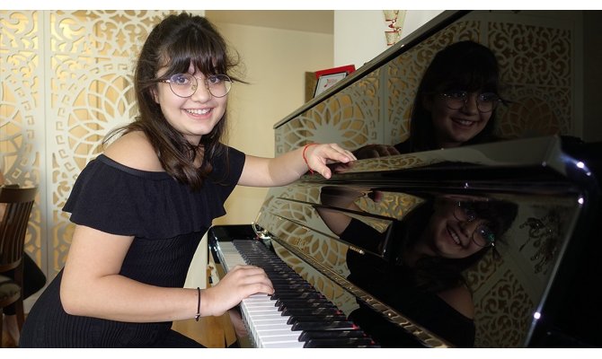 12 yaşındaki piyanist yeni ödüller peşinde