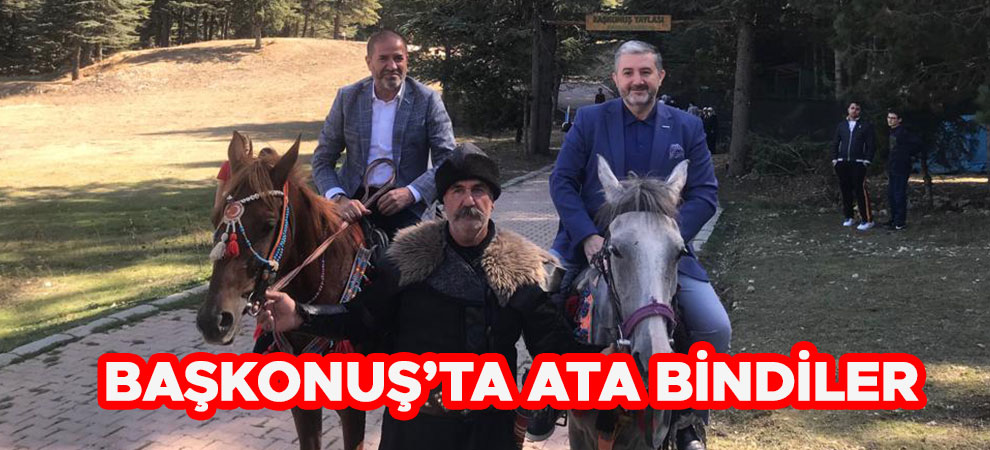 Kahramanmaraş Başkonuş’ta ata bindiler
