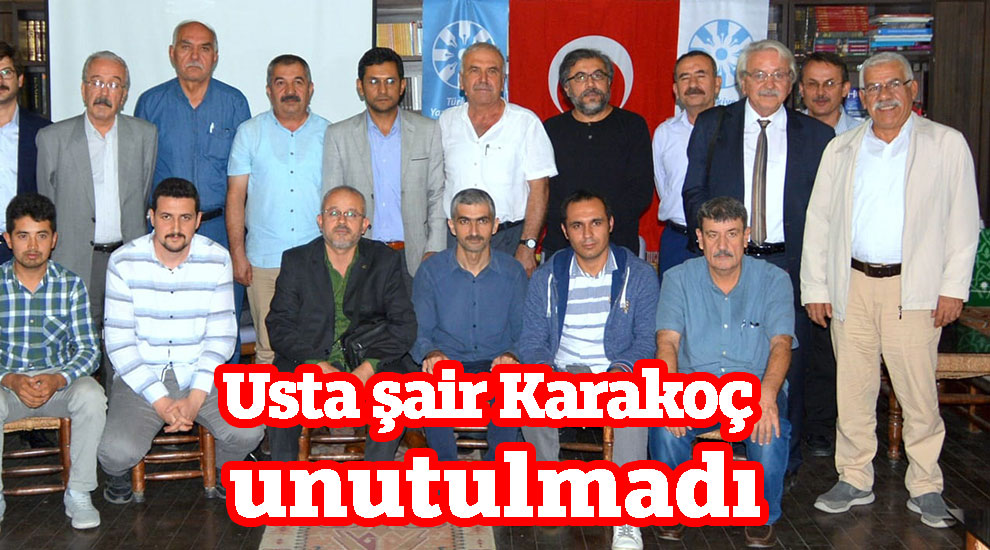 Usta şair Karakoç unutulmadı