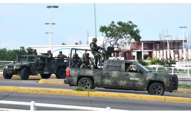 Meksika'da hükümet Culiacan kentine ilave askeri birlik sevk etti