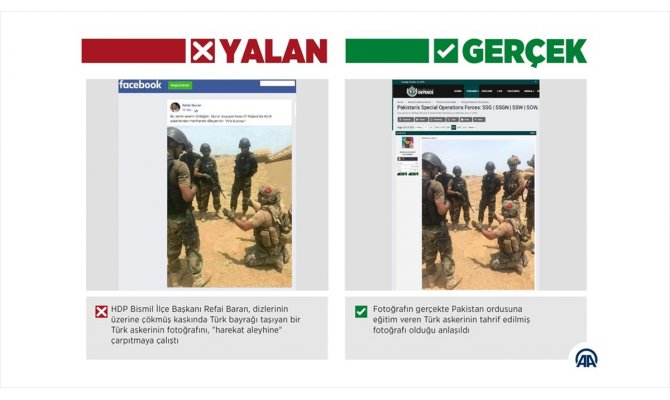 HDP Bismil İlçe Başkanı'ndan harekatla ilgili kara propaganda