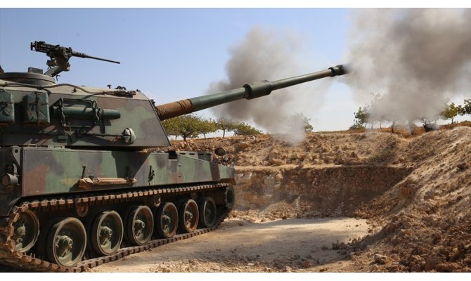 YPG/PKK'lı teröristlerden TSK unsurlarına taciz ateşi