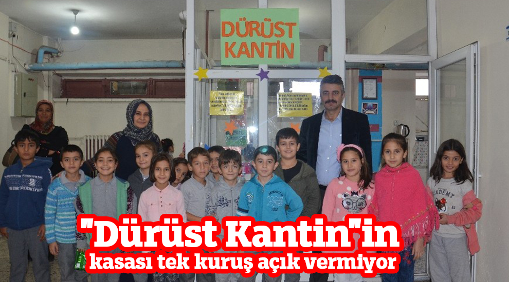 Elbistan'da 'Dürüst Kantin'in kasası tek kuruş açık vermiyor