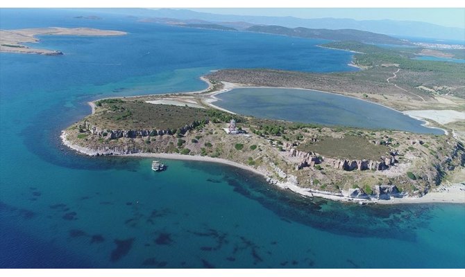 Edremit Körfezi'nin 'antik' fotoğrafını çekiyorlar