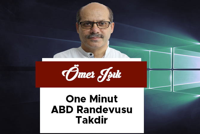 One Minut-ABD Randevusu-Takdir