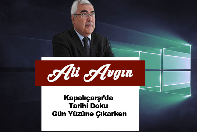 Kapalıçarşı’da Tarihi Doku Gün Yüzüne Çıkarken…