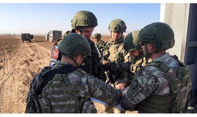 Türk ve Rus askeri unsurları Fırat’ın doğusunda 12. kara devriyesini tamamladı