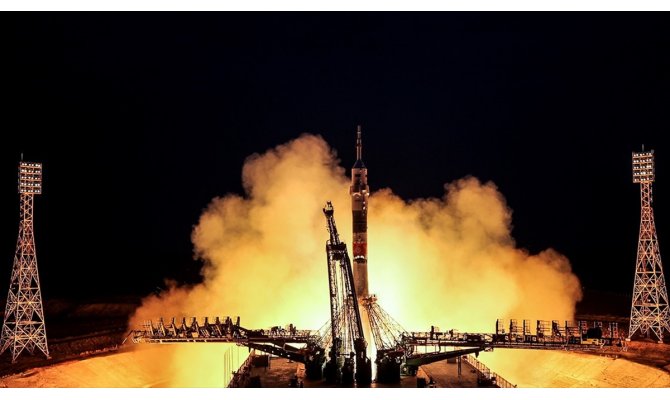 Kargo kapsülü Progress MS 13 uzaya fırlatıldı