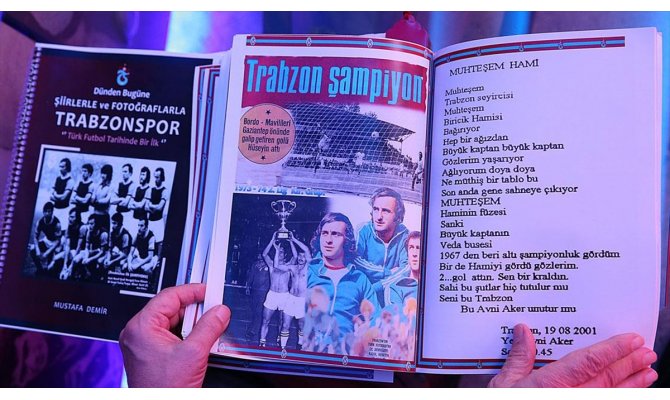 Trabzonsporlu taraftarların 52 yılda yazdığı şiirler kitapta toplandı