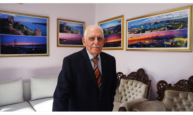 Eski zamanların renkli iletişim aracı kartpostalları fotoğraflarıyla süsledi