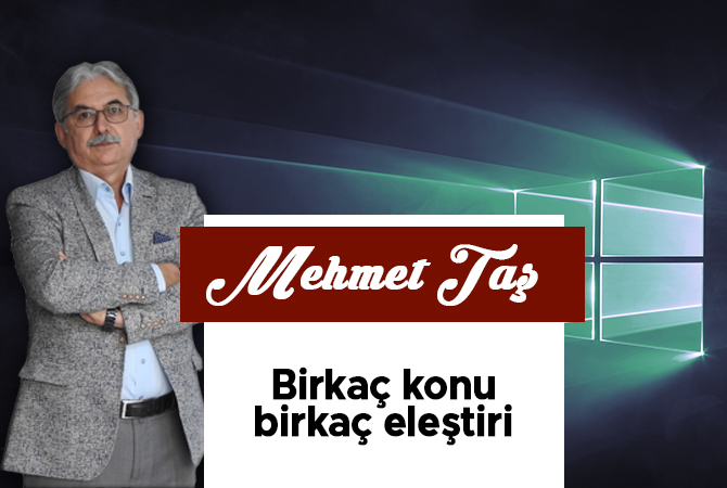 Birkaç konu birkaç eleştiri